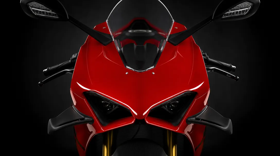 Fairing Sport — Racing Red (ilustrasi AI placeholder, bukan foto asli)