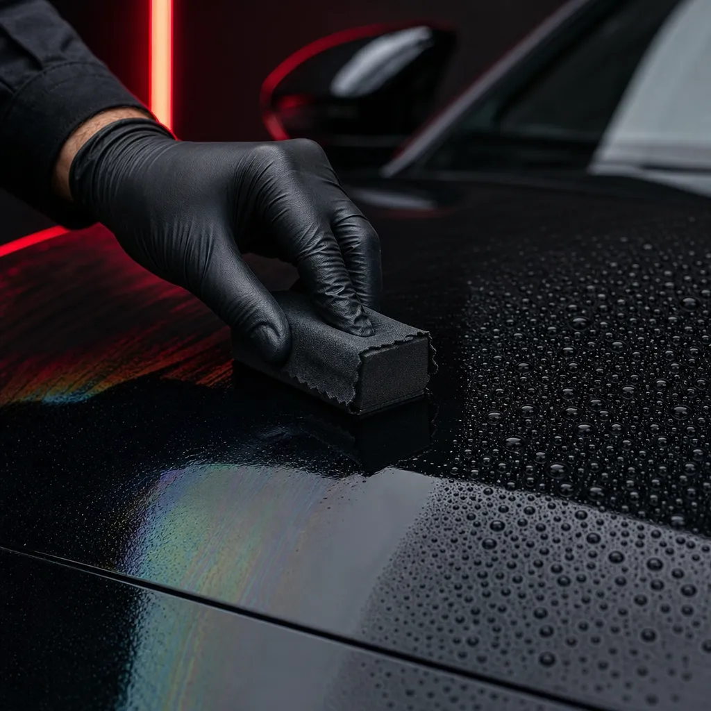 Ilustrasi layanan Nano Ceramic Coating (AI placeholder, bukan foto asli)